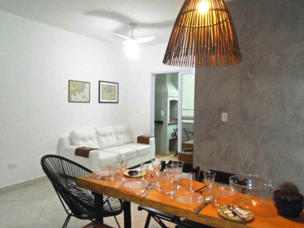 Apartamento na praia Appartamento Ubatuba Esterno foto